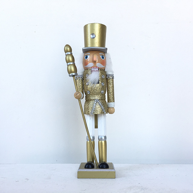 TOY SOLDIER (NUTCRACKER), Gold approx 30 cm
